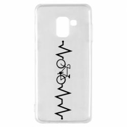 Чехол для Samsung A8 2018 Bike impulse - PrintSalon