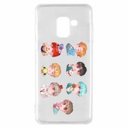 Чехол для Samsung A8 2018 BTS cute boys - PrintSalon
