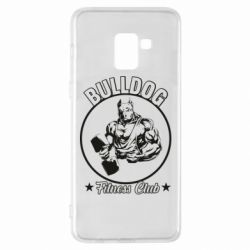 Чехол для Samsung A8+ 2018 Bulldog Fitness Club - PrintSalon