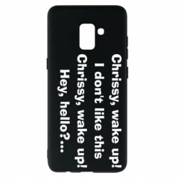 Чехол для Samsung A8+ 2018 Chrissy, wake up - PrintSalon
