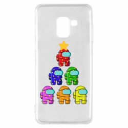 Чохол для Samsung A8 2018 Christmas Tree Among Us - PrintSalon