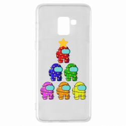 Чохол для Samsung A8+ 2018 Christmas Tree Among Us - PrintSalon