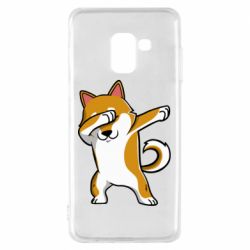 Чехол для Samsung A8 2018 Cool Hachiko - PrintSalon