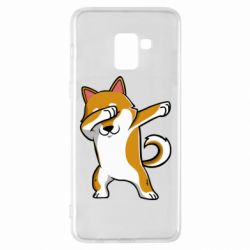 Чехол для Samsung A8+ 2018 Cool Hachiko - PrintSalon