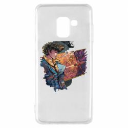 Чехол для Samsung A8 2018 Cowboy Bebop abstraction