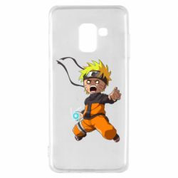 Чехол для Samsung A8 2018 Crazy Naruto - PrintSalon
