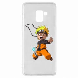Чехол для Samsung A8+ 2018 Crazy Naruto - PrintSalon
