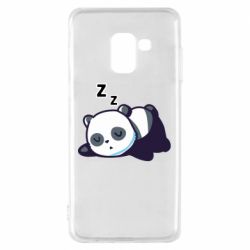 Чехол для Samsung A8 2018 Cute panda sleeping