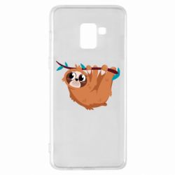 Чехол для Samsung A8+ 2018 Cute sloth - PrintSalon