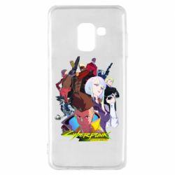 Чехол для Samsung A8 2018 Cyberpunk: Edgerunners - PrintSalon