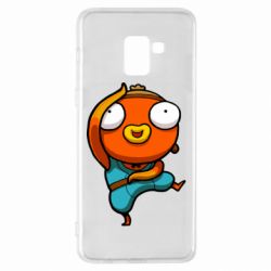Чехол для Samsung A8+ 2018 Dancing Fishstick - PrintSalon
