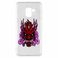 Чехол для Samsung A8 2018 Darth Maul Japanese mask - PrintSalon