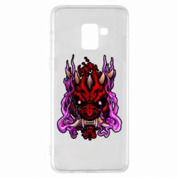 Чехол для Samsung A8+ 2018 Darth Maul Japanese mask - PrintSalon