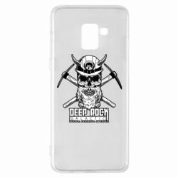 Чехол для Samsung A8+ 2018 Deep Rock Galactic skull - PrintSalon