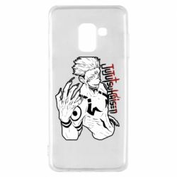 Чехол для Samsung A8 2018 Demon Sukuna art - PrintSalon