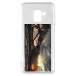Чохол для Samsung A8 2018 Дракон арт - PrintSalon