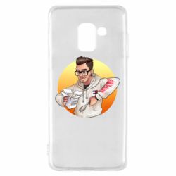 Чехол для Samsung A8 2018 Эдисон: Мамина Перловка - PrintSalon