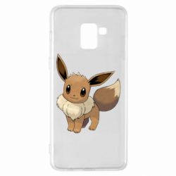 Чехол для Samsung A8+ 2018 Eevee art - PrintSalon