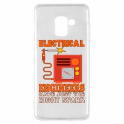 Чехол для Samsung A8 2018 Electrical Engineer - PrintSalon