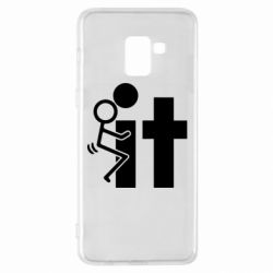 Чехол для Samsung A8+ 2018 F*ck with IT - PrintSalon