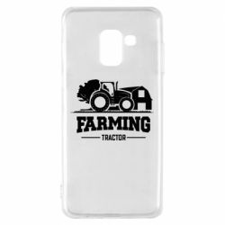 Чехол для Samsung A8 2018 Farming Tractor - PrintSalon
