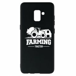 Чехол для Samsung A8+ 2018 Farming Tractor - PrintSalon