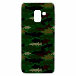 Чохол для Samsung A8 2018 Fisherman Camouflage - PrintSalon