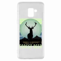 Чехол для Samsung A8+ 2018 Forest deer - PrintSalon