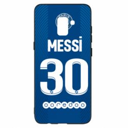 Чехол для Samsung A8+ 2018 Форма Месси ПСЖ - PrintSalon