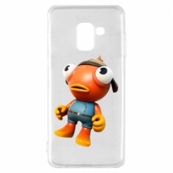 Чехол для Samsung A8 2018 Fortnite карасик - PrintSalon