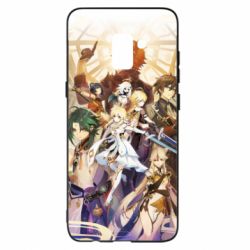 Чехол для Samsung A8+ 2018 Genshin Impact Characters - PrintSalon