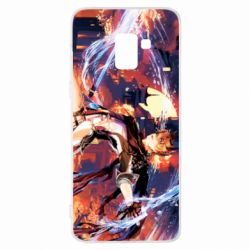 Чехол для Samsung A8+ 2018 Genshin Impact: Childe - PrintSalon