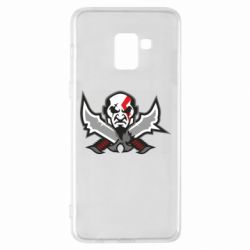 Чехол для Samsung A8+ 2018 God of war Kratos vector - PrintSalon