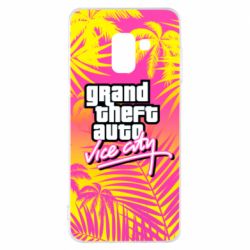 Чехол для Samsung A8 2018 GTA city