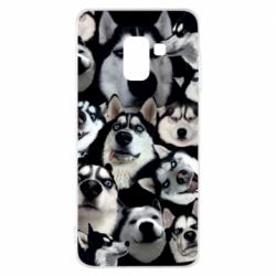 Чохол для Samsung A8 2018 Husky Emotions - PrintSalon