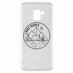 Чехол для Samsung A8+ 2018 I hate people - camper - PrintSalon