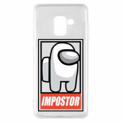 Чехол для Samsung A8 2018 Impostor AmongUs - PrintSalon