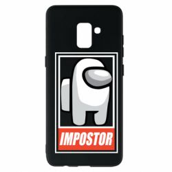Чехол для Samsung A8+ 2018 Impostor AmongUs - PrintSalon