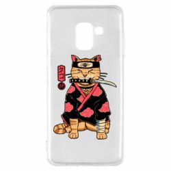 Чехол для Samsung A8 2018 Japanese Akatsuki cat - PrintSalon