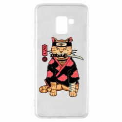 Чехол для Samsung A8+ 2018 Japanese Akatsuki cat - PrintSalon
