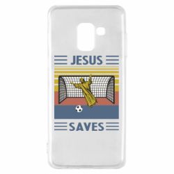 Чехол для Samsung A8 2018 Jesus will save - PrintSalon