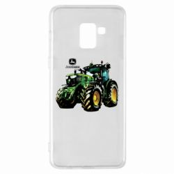 Чохол для Samsung A8+ 2018 John Deere Tractor and logo - PrintSalon