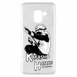 Чехол для Samsung A8 2018 Kakashi Hatake art - PrintSalon