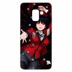 Чехол для Samsung A8 2018 Kakegurui - Yumeko Jabami