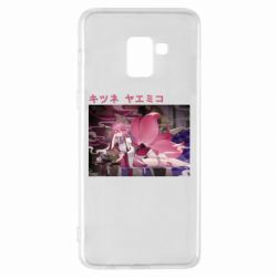 Чехол для Samsung A8+ 2018 Кицунэ Яэ Мико - PrintSalon