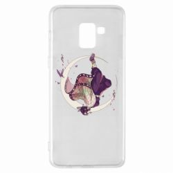 Чехол для Samsung A8+ 2018 Kochou Shinobu аnime Demon Slayer - PrintSalon