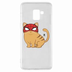 Чехол для Samsung A8+ 2018 Кот паук - PrintSalon