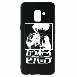 Чехол для Samsung A8+ 2018 Ковбой Бибоп с ружьем - PrintSalon