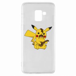 Чехол для Samsung A8+ 2018 Козак пикачу