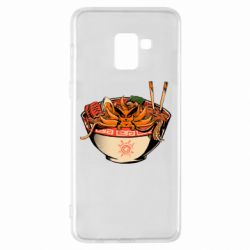 Чехол для Samsung A8+ 2018 Kurama in ramen - PrintSalon